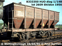 B333350 HUO 1-148 Wellingborough 81-04-16