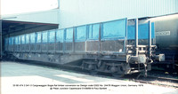33 80 474 2 041-3 Cargowaggon Bogie flat timber conversion @ Plean Junction Caperboard 89-08-01 � Paul Bartlett [1w]