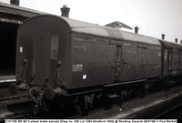 E70715E BR BZ 6 wheel brake parcels [Diag no. 358 Lot 1284 Stratford 1950] @ Reading General 68-07-28 © Paul Bartlett [1w]