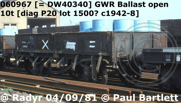 060967 DW40340 Ballast 10t