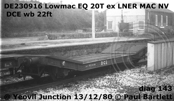 DE230916 Lowmac EQ @ Yeovil Junction 1980-12-13