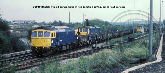 33049 BRC&W Type 3 @ Hoo Junction 82-10-03 © Paul Bartlett w