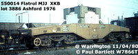BR Nuclear flask railway wagons FNA XKB
