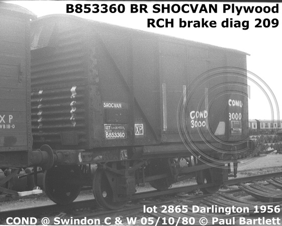 B853360 SHOCVAN Cond at Swindon C&W 80-10-05 [1]