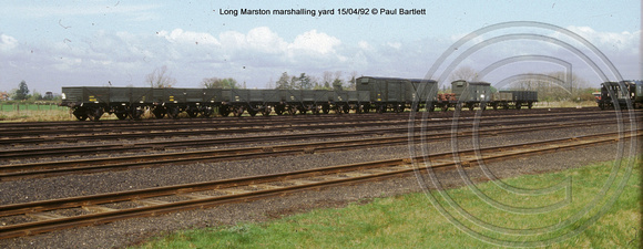 Long Marston marshalling yard 92-04-15 � Paul Bartlett w