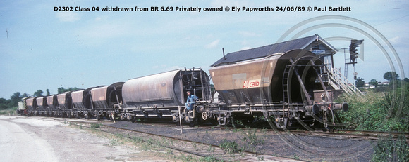 D2302 Privately owned @ Ely Papworths 89-06-24 © Paul Bartlett [3w]