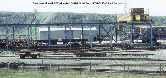 Overview of yard @ Workington BSC 93-08-17 © Paul Bartlett [5w]