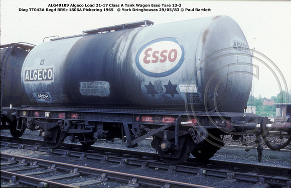 ALG49109 Class A Esso @ York Dringhouses 83-05-29 � Paul Bartlett w