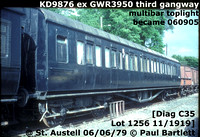 KD9876 ex GWR3950 060905at St. Austell 79.06.-06
