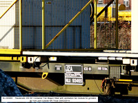NLU93465 JZA Container Flat Wagon Ventilators @ York yard outside NR Thrall 2014-02-20 [04w]
