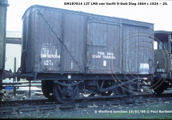 DM187014 Watford Junction 89-01-15 Â© Paul Bartlett [w]