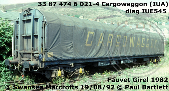 33 87 474 6 021-4 Cargowaggon