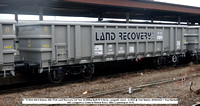 81 70 5932 698-0 Ealnos JNA 79.6t Land Recovery Ltd Tare 22.000kg Built W H Davis, Langwith Junct. -.9.2022 @ York Station 2022-09-28 © Paul Bartlett [2w]