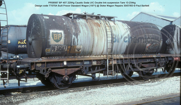 PR58567 BP Caustic Soda @ Stoke Wagon Repairs 83-07-30 � Paul Bartlett w