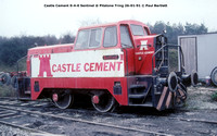 Castle Cement 0-4-0 Sentinel @ Pitstone Tring 91-01-26 � Paul Bartlett w