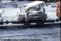 Bolster mine car 87-04-24 Cynheidre Colliery © Paul Bartlett [1W]