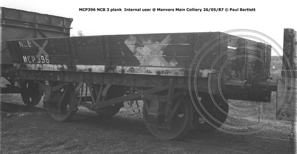 MCP396 NCB 3 plank Internal user @ Manvers Main Colliery 87-05-26 © Paul Bartlett [4w]
