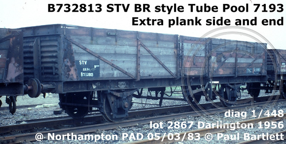 B732813 STV  STV extended height @ Northampton PAD 83-03-05