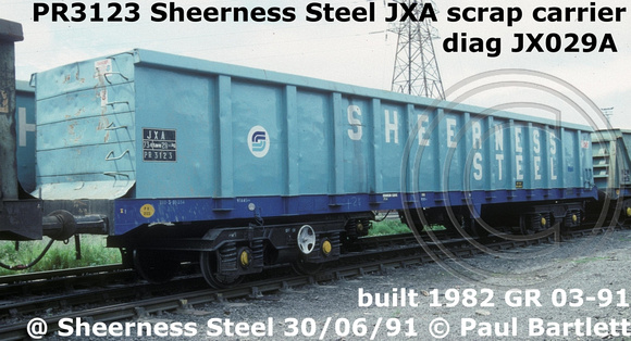 PR3123 Sheerness JXA