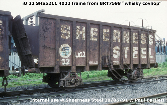 iU 22 SHS5211 4022 BRT7598 Sheerness Steel 91-06-30 © Paul Bartlett [w]