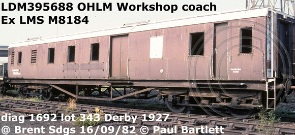 LDM395688 OHLM Ex M8184