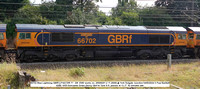 66702 Blue Lightning GBRf [JT42CWR-T1 GM -EMD works no. 20008201-2 11-2000] @ York Holgate Junction 2024-09-14 © Paul Bartlett w