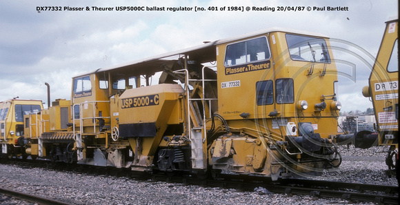 DX77332 USP5000C regulator @ Reading 87-04-20 © Paul Bartlett w