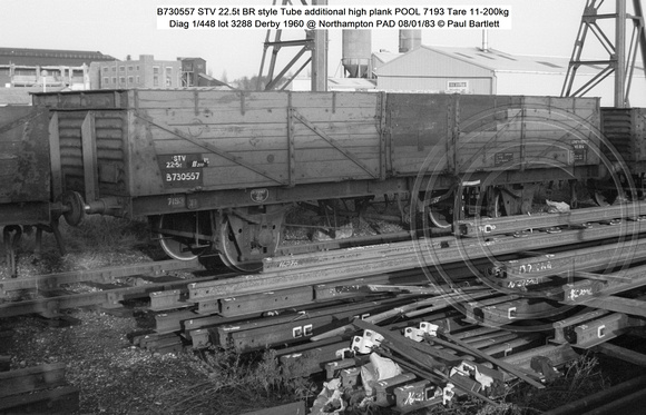 B730557 STV Tube additional high plank Diag 1-448 @ Northampton 83-01-08 © Paul Bartlett w