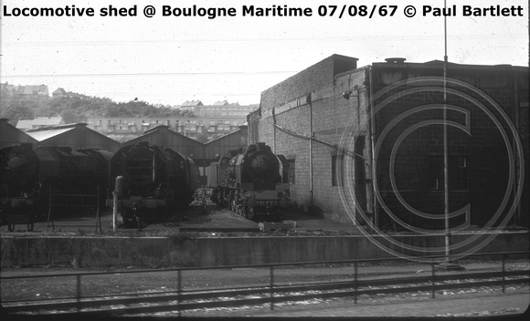Locomotive shed @ Boulogne Maritime 1967-08-07  [2]