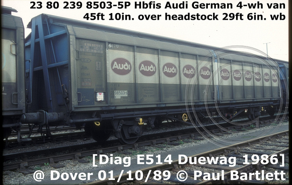 23 80 239 8503-5P Hbfis Audi