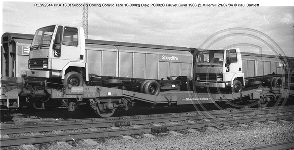 RLS92344 PKA S & C Comtic Diag PC002C Fauvet Girel 1983 @ Millerhill 84-07-21 � Paul Bartlett w