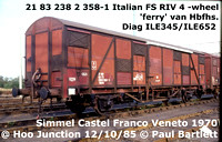 Italian FS 4-wheel 'ferry' vans