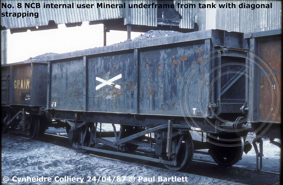 8 Mineral 87-04-24 Cynheidre Colliery © Paul Bartlett [1W]