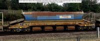 380197 HQAH 64.4t Network Rail Autoballaster intermediate hopper [built Doncaster 2001] Tare 25-600kg @ York Holgate Junction 2022-02-26 © Paul Bartett w