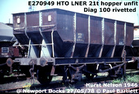 LNER 21ton steel hopper wagons HTO