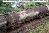 VTG82207 TEA 72t Light fuel oil Tank tare 29kg [Des Code TE009T Contract 70 Standard 1980] @ York Avoider 2024-07-29 © Paul Bartlett w