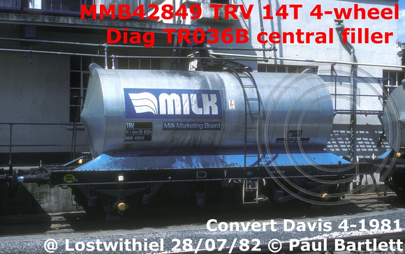 MMB42849 TRV at Lostwithiel 82-07-28