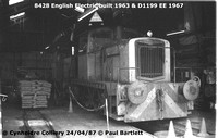 8428 EE 87-04-24 Cynheidre Colliery © Paul Bartlett [1W]