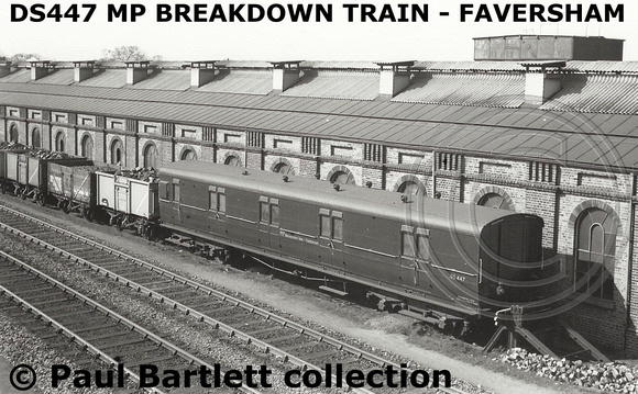 DS447 Breakdown train at Faversham
