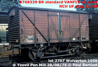 BR Standard van all wood sides VVV ZDV ZRV
