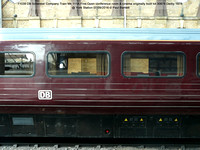 11039 DB Schenker Company Train Mk 111A First Open conference room & cinema built lot 30878 Derby 1978  @ York station 2016-09-07 © Paul Bartlett [08w]