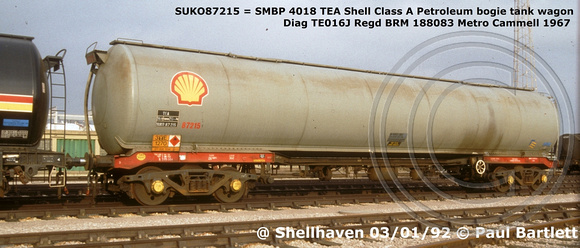 SUKO87215 = SMBP 4018 TEA Shellhaven 92-01-03 © Paul Bartlett [W]