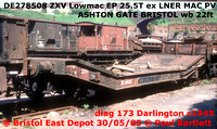 LNER Special wagons - Lowmacs XLV ZVV ZXW RRV YVV Conflat ISO