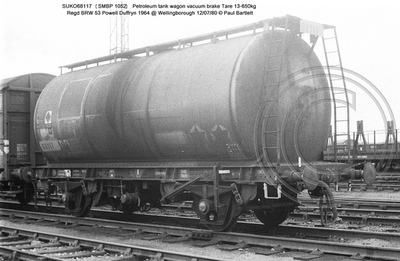 SUKO68117 Petroleum tank wagon @ Wellingborough 80-07-12 � Paul Bartlett w
