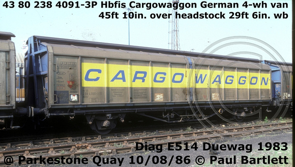 43 80 238 4091-3P Hbfis Cargowaggon