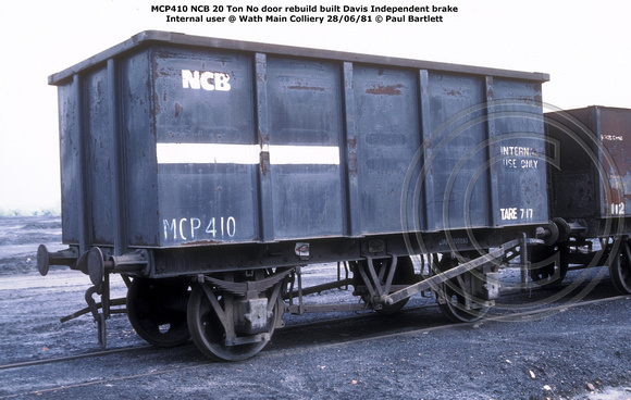 MCP410 NCB no door Internal user @ Manvers Main Colliery 87-05-26 © Paul Bartlett w