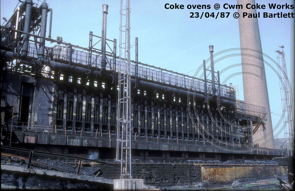 Ovens Cwm Coke Works 87-04-23 © Paul Bartlett [3]