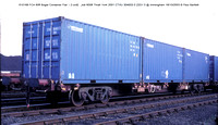EWS 60ft 68ton flat container wagon FCA, FXA & FYA