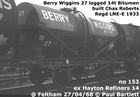 Berry Wiggins 27  at Feltham 68-04-27