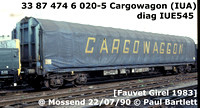 33 87 474 6 020-5 Cargowagon